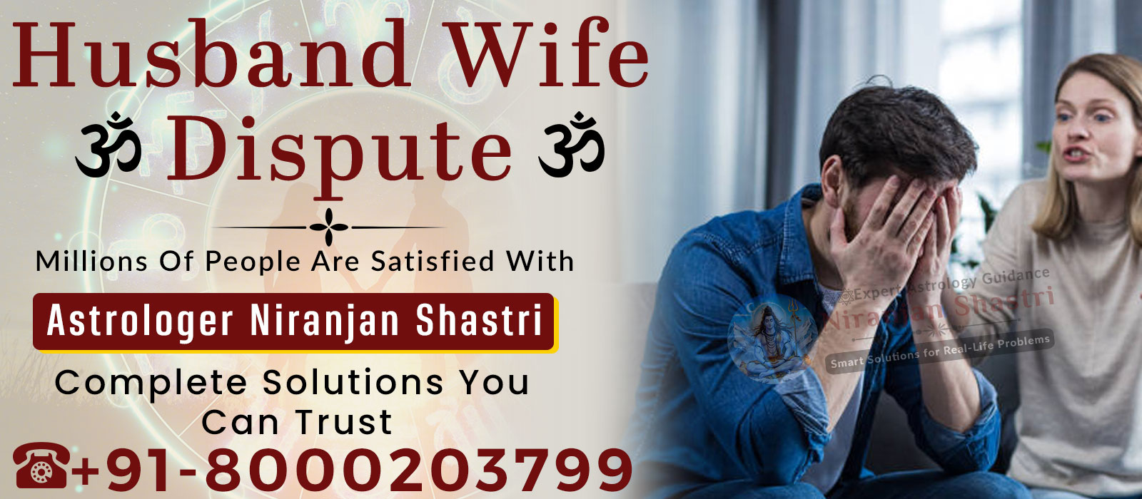 Astrologer Niranjan Shastri Ji +91-8000203799